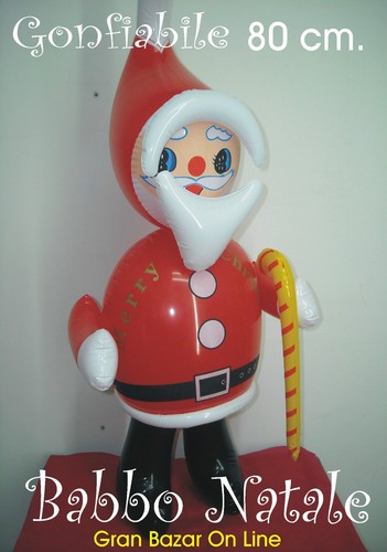 Babbo natale gonfiabile con - babbo,
