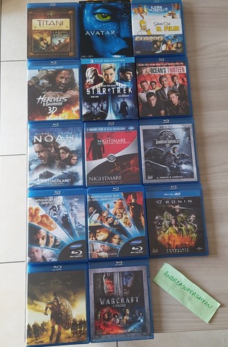 Blu ray lotto - blu, vari