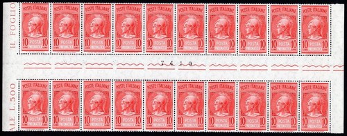 Repubblica blocco 10 lire - -,