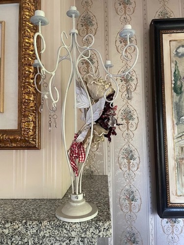 Candelabro ferro con - in,