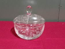 PORTA CARAMELLE IN VETRO MOLATO STILE LIBERTY EPOCA 900