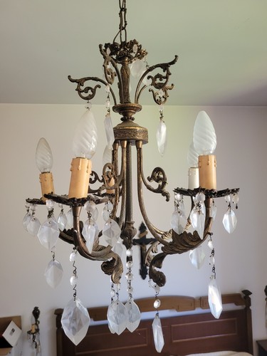 Lampadario bronzo e - bronzo,