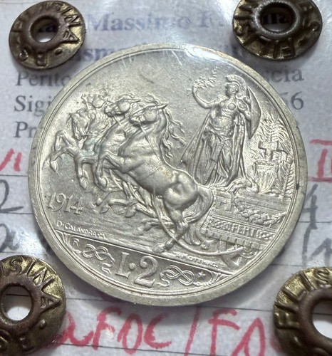 Quadriga briosa lire 1914 - quadriga,