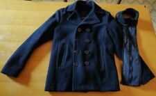 schott cyclone 2 caban, peacoat, cappotto doppiopetto