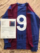 Maglia Barcellona firmata Johan Cruyff con certificato di autenticità
