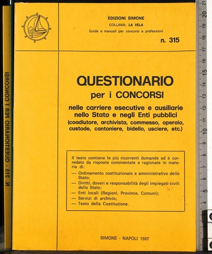 Questionario per concorsi - per,