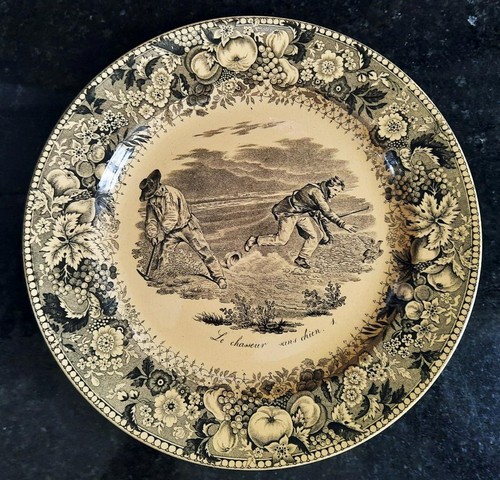 Piatto antico francese - antico,