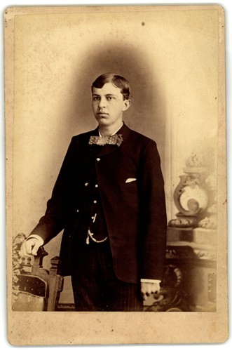 Cabinet card circa 1880s - card,