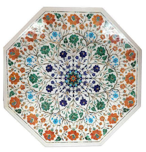 Tavolo caffè centro inlay - tavolo,