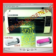 2 x Fogli Portafogli Graphtec