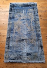 Tappeto di seta, tappeto di seta modal, tappeto moderno, tappeto di seta turca 31" x 59", 80 x 150 cm