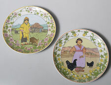 (PRL) LOTTO PIATTI UNICEF COLLEZIONE PORCELLANA HEINRICH VILLEROY & BOCH N°2 + 3