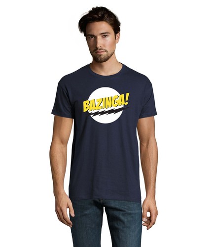 Bazinga sheldon maglietta uomo - sheldon,