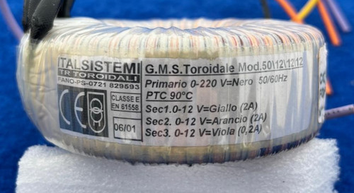 Trasformatore toroidale 50w - trasformatore,