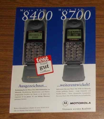Rara pubblicità motorola - rara,
