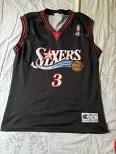Maglia Canotta Basket Nba Sixers Iverson Vintage Champion Size S