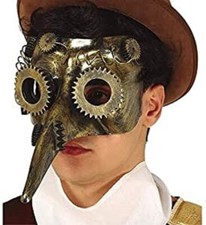CARNEVALE HALLOWEEN MASCHERA MEDICO PESTE STEAMPUNK PLAGUE MASK 2508