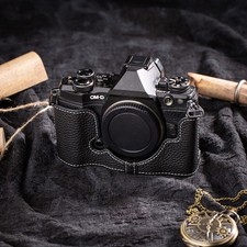 Custodia in pelle per Olympus