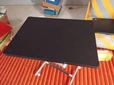 Vassoio Girevole Rettangolare Laminato Legno Nero