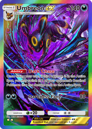 Digital card umbreon rainbow - [digital, card]