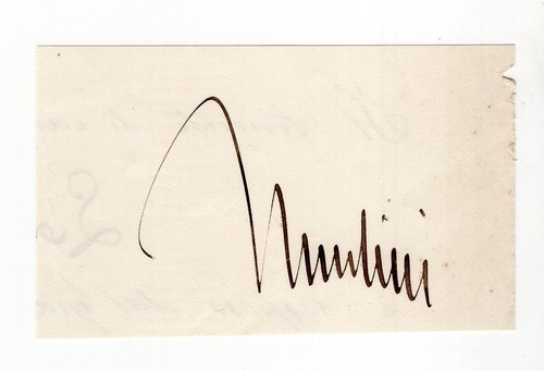 Pagina tagliata firmata