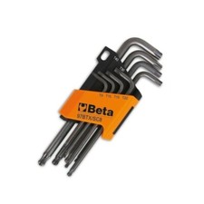 Set chiavi a brugola Beta torx 97btx/sc8 serie 8 chiavi a L piegate