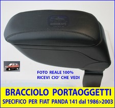 Bracciolo per  Panda 141 4x4 1986> Portaoggetti Poggia Braccio Auto Vano sedili 