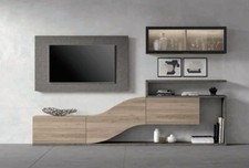 MOBILE PARETE SOGGIORNO CURVO