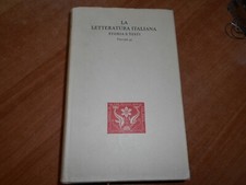 LA LETTERATURA ITALIANA STORIA