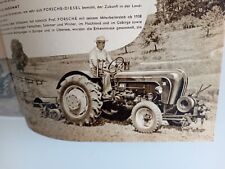 Brochure TRATTORI PORSCHE DIESEL SCHLEPPER EKA FILMPRODUKTION 1957 TRAKTOR
