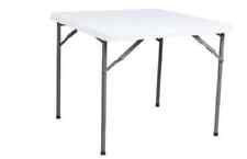 Tavolo pieghevole in acciaio catering wedding giardino montagna 87x87x cm h.74