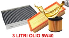KIT 3 FILTRI TAGLIANDO OLIO