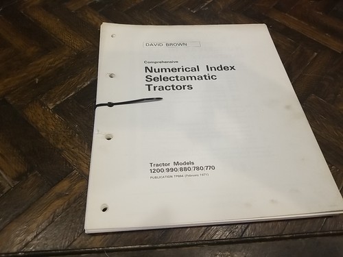 Ricambi indice numerico
