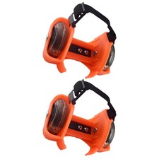  1 paio di ruote per scarpe regolabili con ruote per talloni portatili robuste