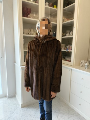 Giacca visone abbinato con - in,