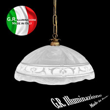Lampadario classico vetro