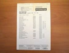 SOLINA C100 C112 C116 Original Service Manual Schaltplan Schematic Diamgram 0974