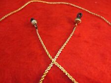 Occhiali da Vista Supporto 76.2cm 14KT Placcato Oro 1.7mm Corda Catena