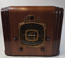 Radio d'epoca a valvole Detrola 1937 modello 139 (E?) - Funzionante
