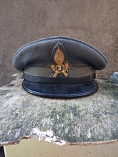 Berretto rigido uniforme Drop maresciallo Guardia di Finanza anni 50-60 vissuto