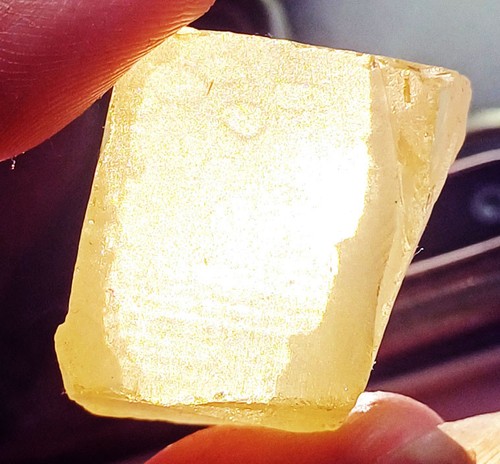 Naturale giallo zircone grezzo - giallo,