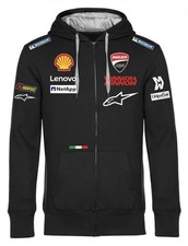 Felpa ZIP Cappuccio DUCATI