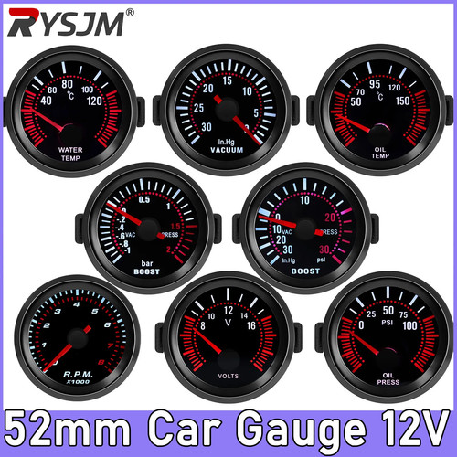 Turbo boost gauge 52mm - 2",