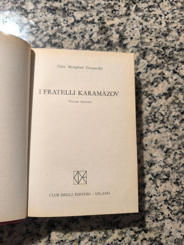 Libro dostoevskij fratelli - i,