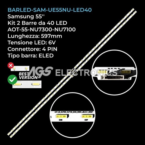 Kit barre strip led samsung - barre,