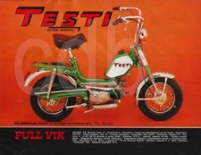 advertising Pubblicità brochure-MOTO TESTI PULL VIK '73-MOTOITALIANE-CICLOMOTORI