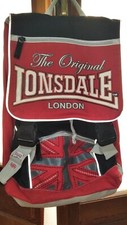 Zaino Lonsdale + Zaino Pucca. Come foto Zaini Scuola Usati Ma In Buone...
