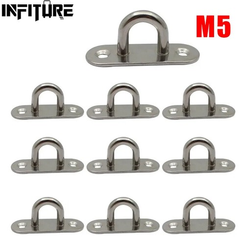 10pz 5mm piastra - 10pz, occhiello