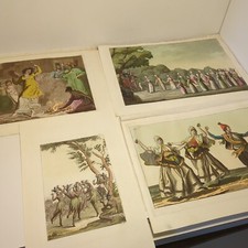 Lotto 4 Incisioni d'epoca - Il