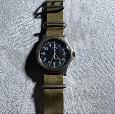 Orologio militare inglese CWC G10 1990 quarzo 0552 6645 99 70610 set completo funzionante